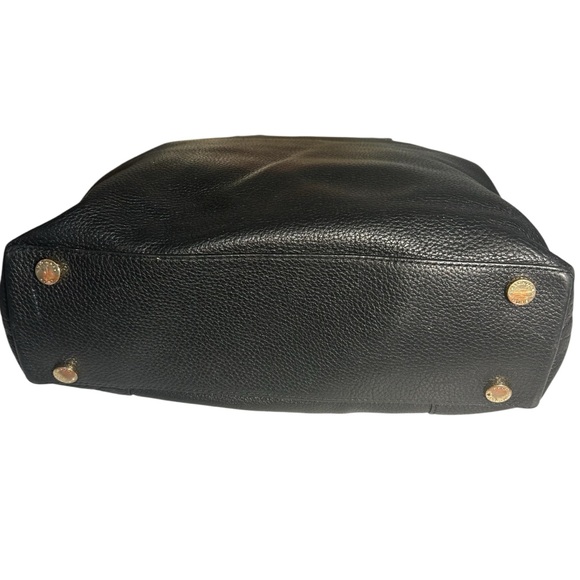 Michael Kors Ariana Black Pebbled Leather Large Tote Bag - Picture 4 of 16